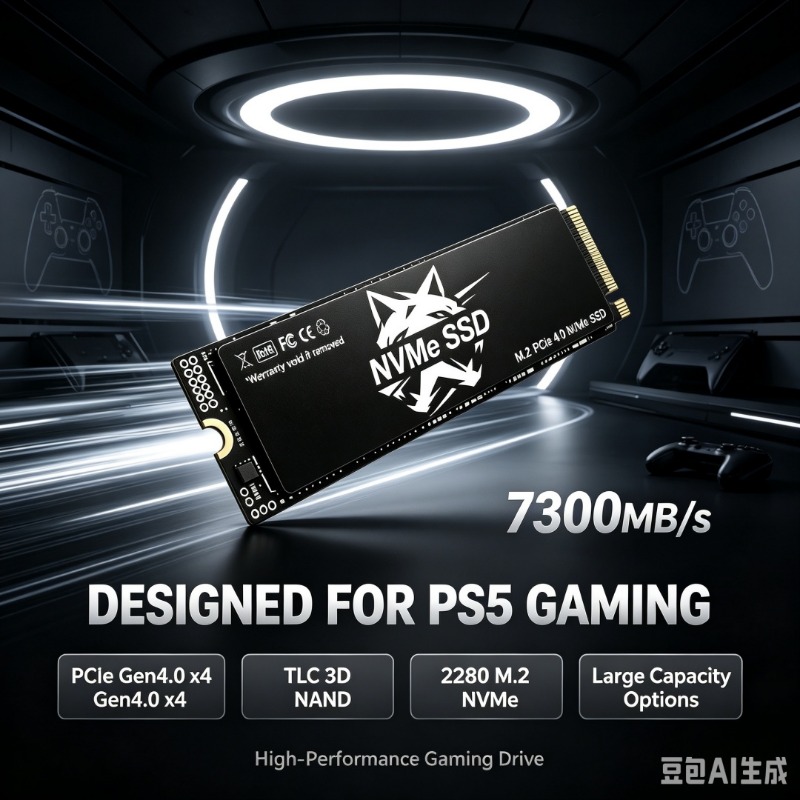 Pc Gaming Ps5 - قرص SSD من نوع HS M.2