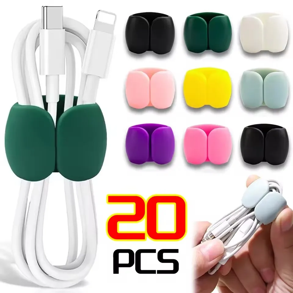 Cable Management Sleeve - 10/5/1 قطعة منظم كابلات متعدد الوظائف،