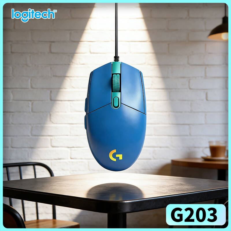 Logitech Mouse G203 - ماوس الألعاب السلكي لوجيتك G203 عالي