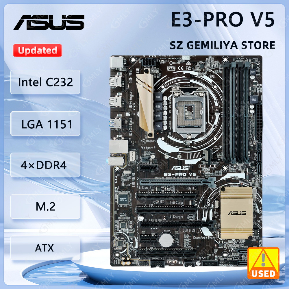 Intel Cpu Core I7 - اللوحة الأم Asus E3-PRO V5 LGA