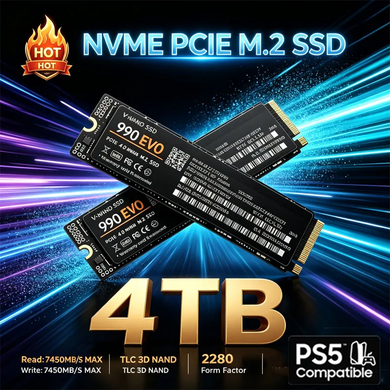 Pc Gaming Ps5 - قرص SSD من نوع M.2 NVMe