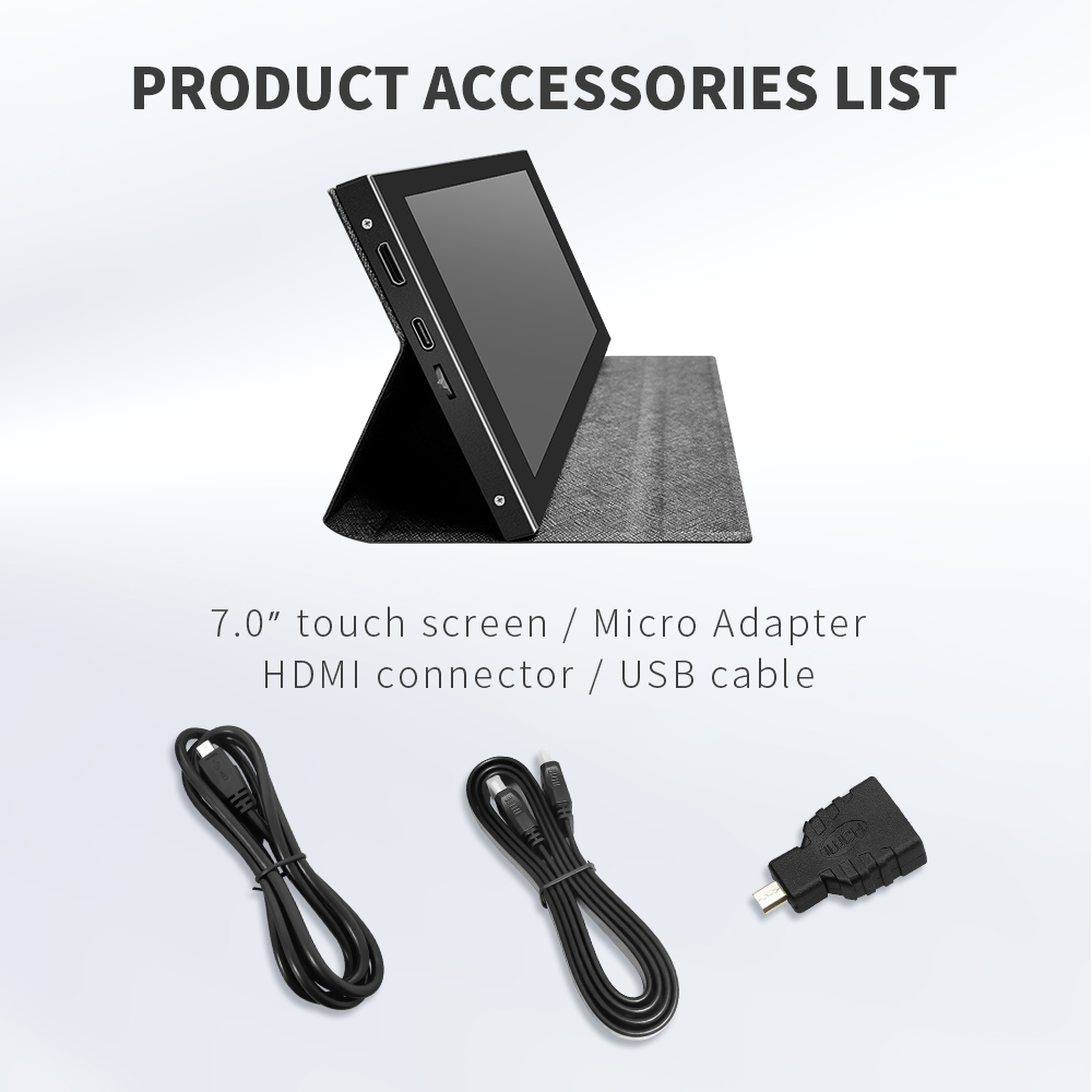 Pc Gaming Fullset - شاشة لمس LCD مقاس 7 بوصات