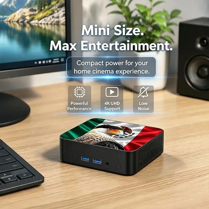 جهاز كمبيوتر صغير بعلم المكسيك - مراجعة Pc Gaming Mini وسعره
