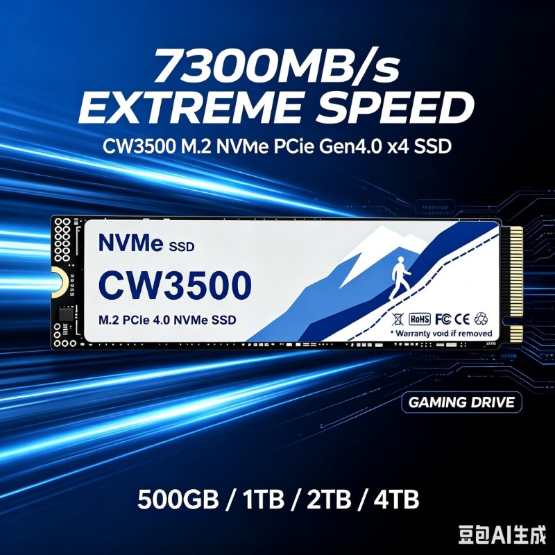 قرص SSD من نوع CW3500 M.2 NVMe - مراجعة Pc Gaming Ps5 وسعره