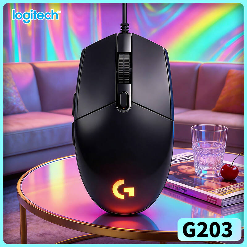 ماوس الألعاب لوجيتك G203 LIGHT - مراجعة Logitech Mouse G203 وسعره