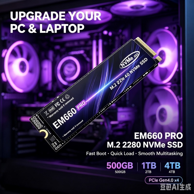 EM660 M.2 NVMe SSD بسرعة 7300  - مراجعة Pc Gaming Ps5 وسعره