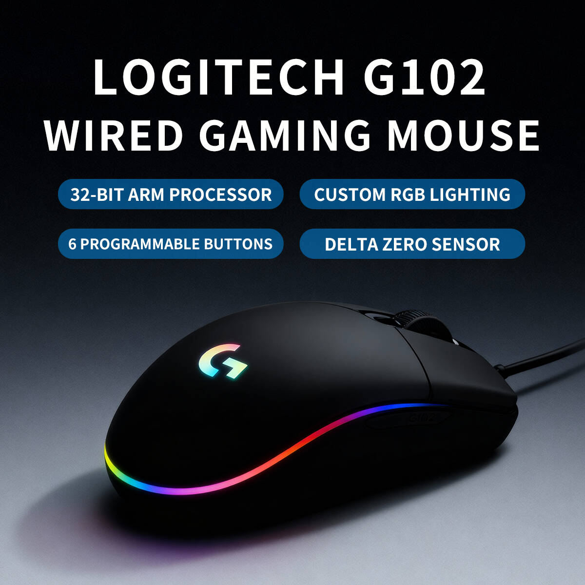 ماوس لوجيتك G203 بروديجي سيريز - مراجعة Logitech Mouse G203 وسعره