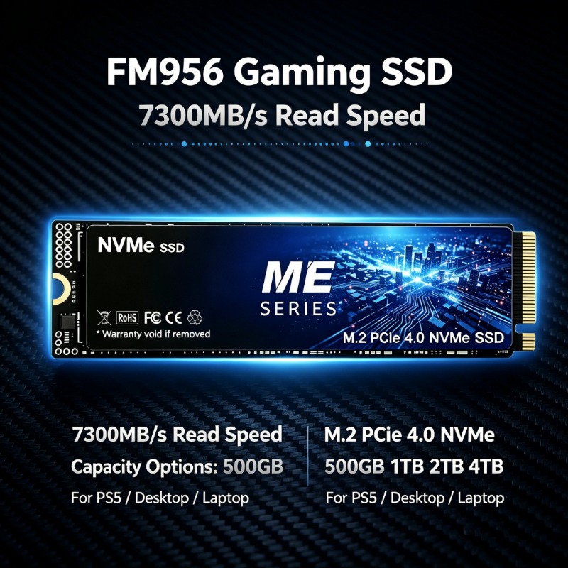 FM956 ME PCIe4.0 M.2 2280 NVMe - مراجعة Pc Gaming Ps5 وسعره
