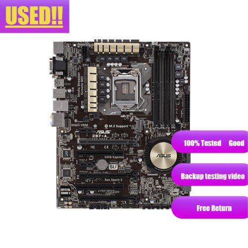 Asus Z97-A سطح المكتب اللوحة Z - مراجعة Intel Cpu Core I7 وسعره