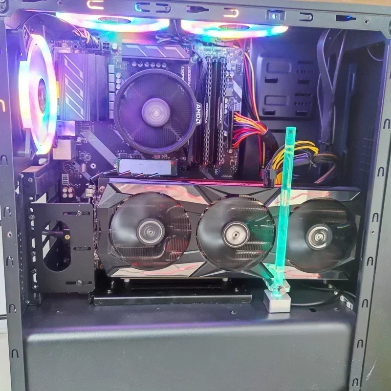حامل بطاقة رسومات جديد من نوع  - مراجعة Gpu Vertical Mount وسعره