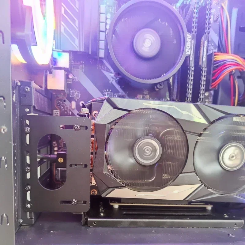 حامل بطاقة رسومات جديد من نوع  - مراجعة Gpu Vertical Mount وسعره