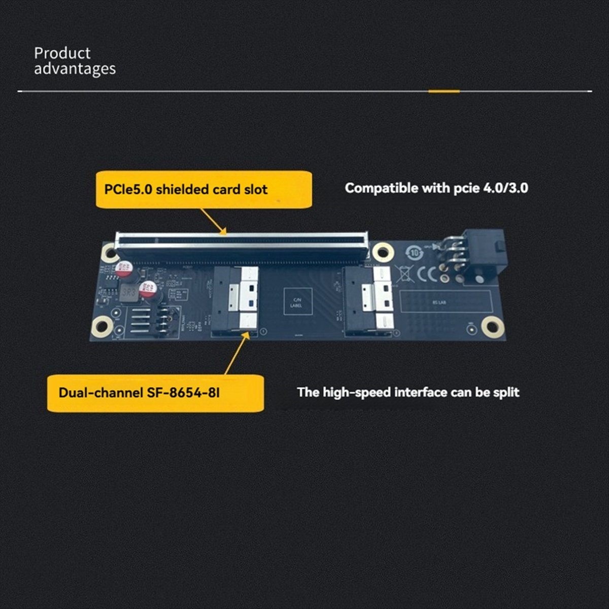 A10I 2 منفذ PCI-E 4.0X16 إلى S - مراجعة Gpu Vertical Mount وسعره