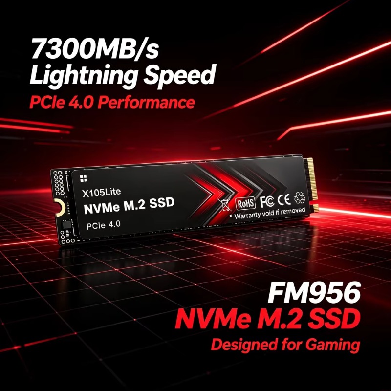 X105Lite FM956 PCIe4.0 M.2 228 - مراجعة Pc Gaming Ps5 وسعره