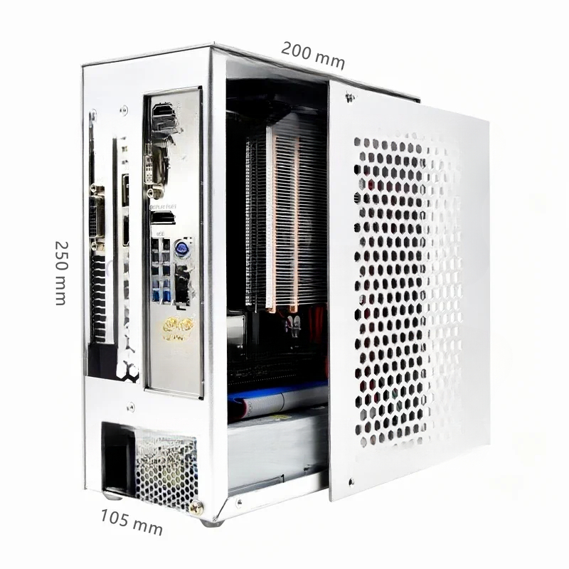 هيكل صغير من الألومنيوم بمقبض  - مراجعة Pc Gaming Rtx 3060 وسعره