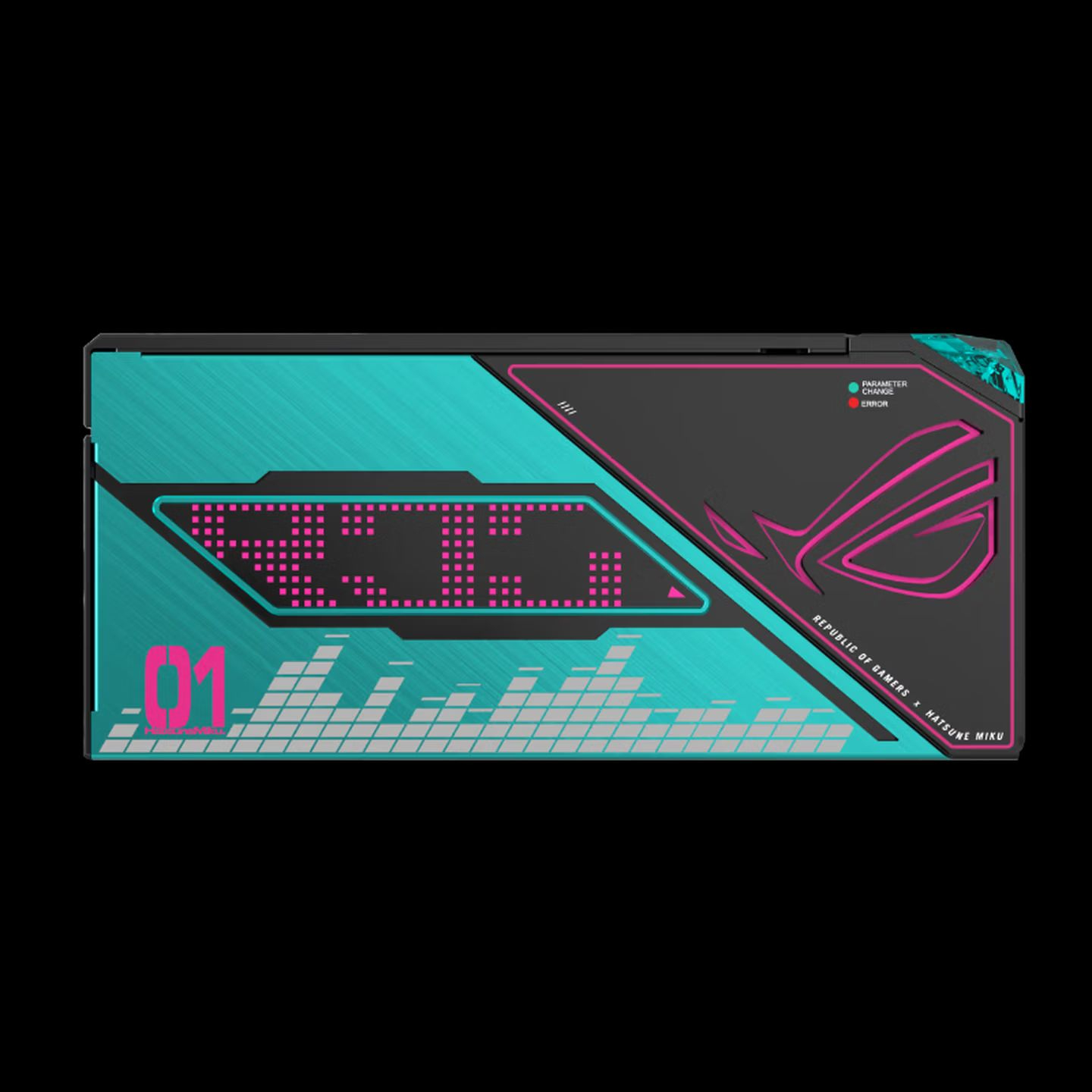 مزود طاقة ROG ROJI MIKU 1200W  - مراجعة Pc Gaming Fullset وسعره