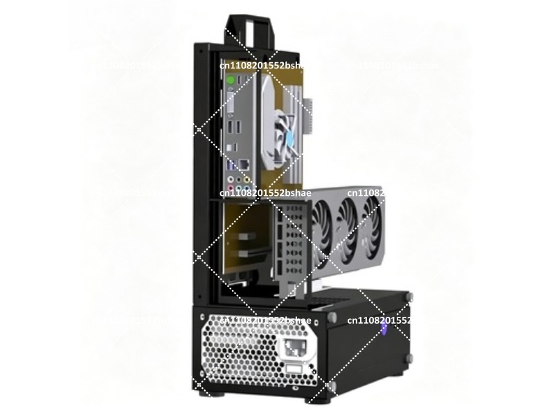 هيكل كمبيوتر مكتبي مفتوح ATX/M - مراجعة Gpu Vertical Mount وسعره