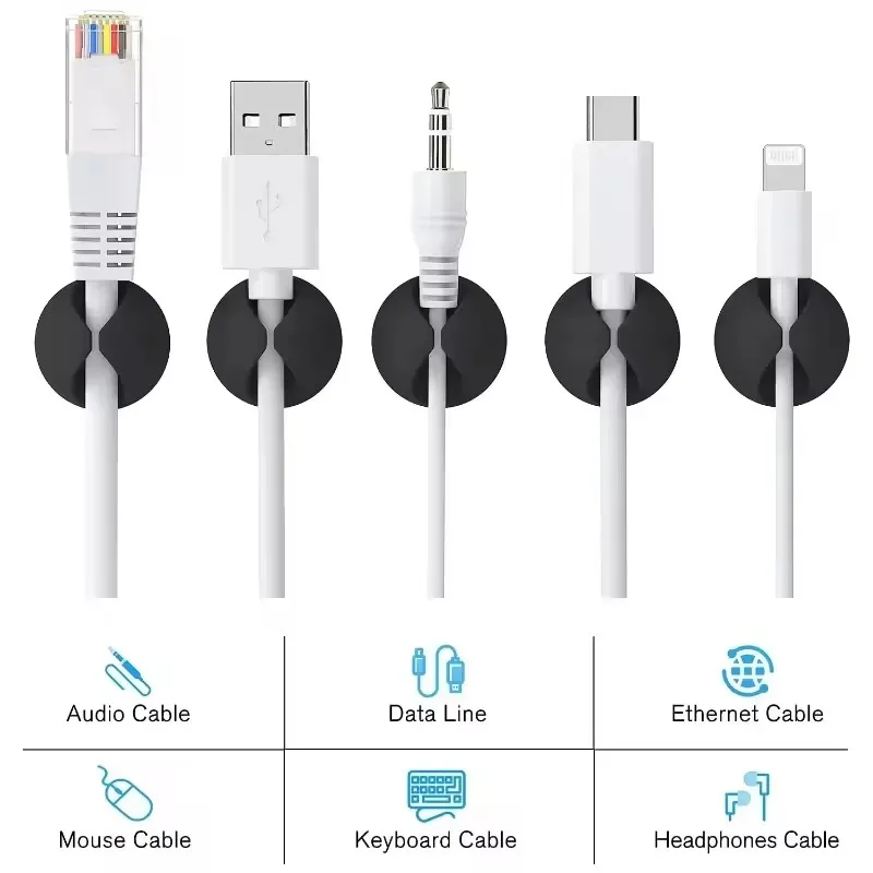كابل كليب حامل سلك الهاتف USB  - مراجعة Cable Management Sleeve وسعره