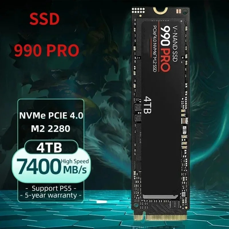 عرض ساخن: قرص SSD 990 PRO M.2  - مراجعة Pc Gaming Ps5 وسعره