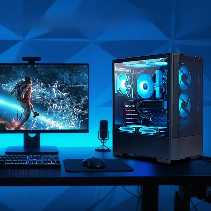 كمبيوتر مكتبي - معالج R7 5700X - مراجعة Pc Gaming Prebuilt وسعره