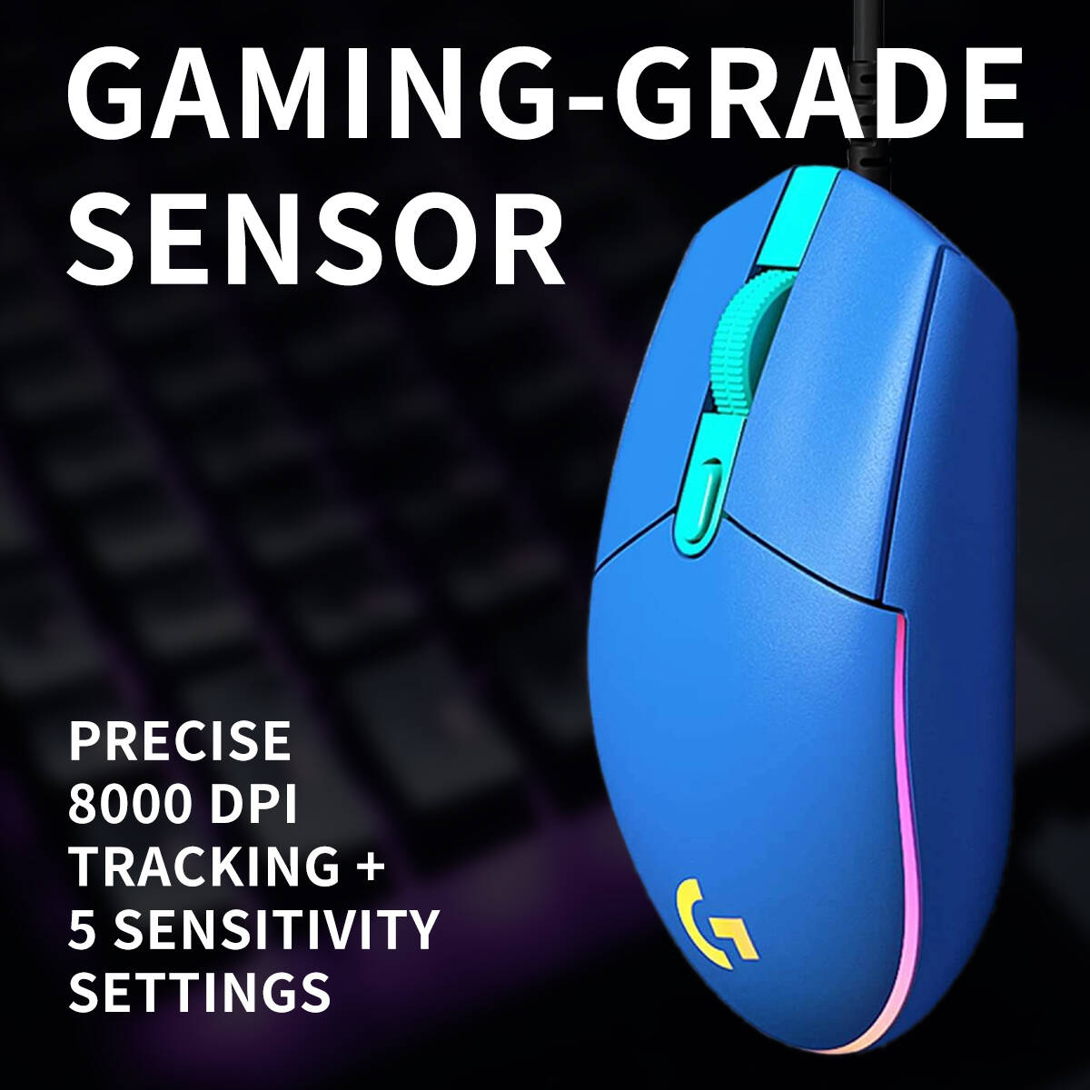 ماوس ألعاب سلكي من لوجيتك G203 - مراجعة Logitech Mouse G203 وسعره