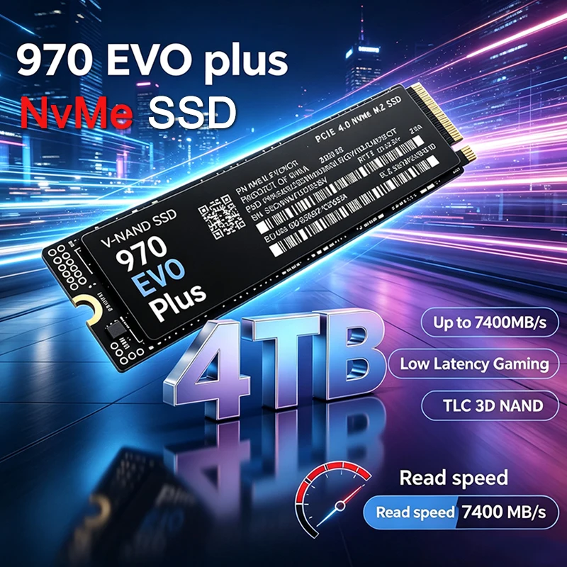 قرص SSD جديد 970 EVO Plus M.2  - مراجعة Pc Gaming Ps5 وسعره