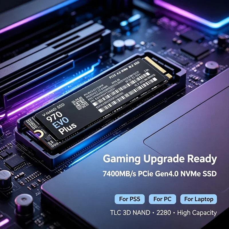 قرص SSD جديد 970 EVO Plus M.2  - مراجعة Pc Gaming Ps5 وسعره