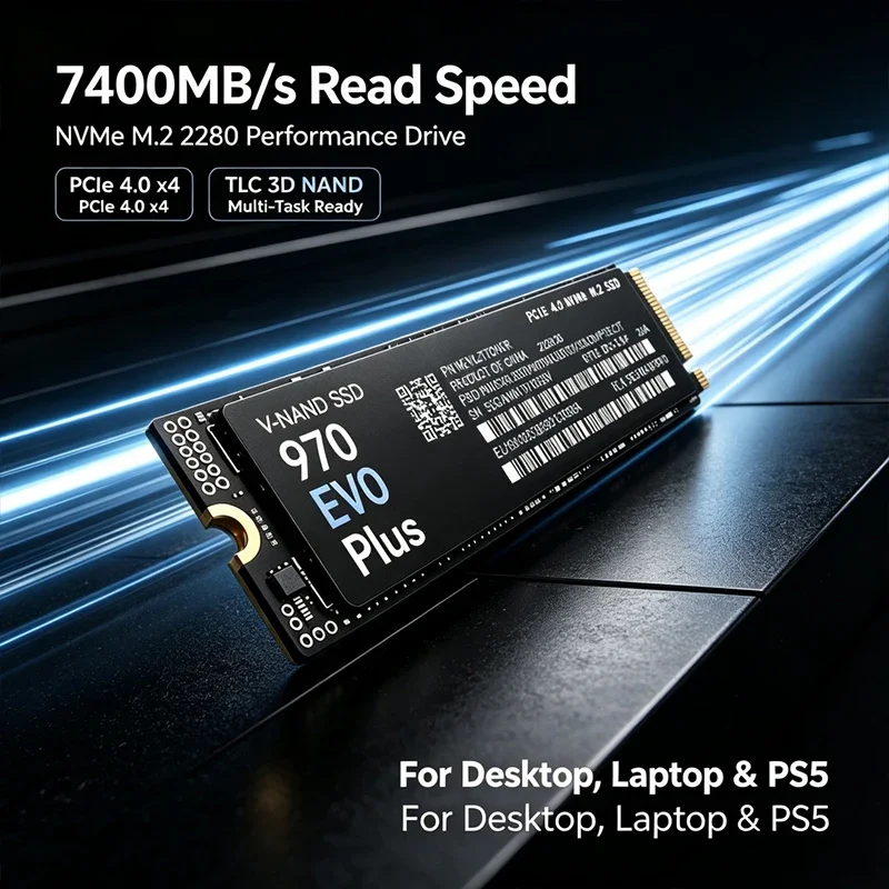 قرص SSD جديد 970 EVO Plus M.2  - مراجعة Pc Gaming Ps5 وسعره
