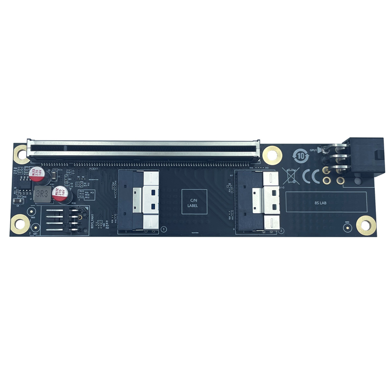 جديد 2 منفذ SlimSAS 8i x2 إلى  - مراجعة Gpu Vertical Mount وسعره