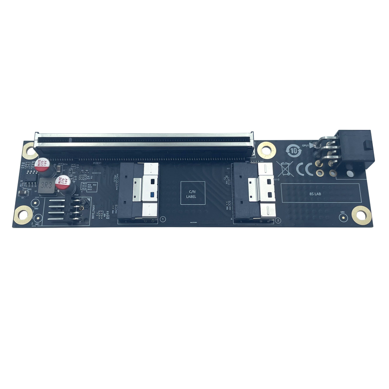 جديد 2 منفذ SlimSAS 8i x2 إلى  - مراجعة Gpu Vertical Mount وسعره