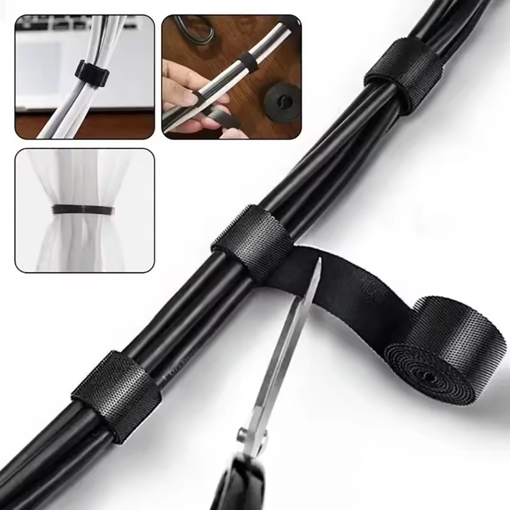 منظم كابلات، شريط لتنظيم الأسل - مراجعة Cable Management Sleeve وسعره